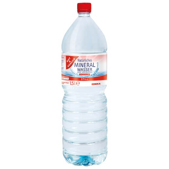 Mineralwasser still EW 6x1,5l PET Pfand Gut & Günstig