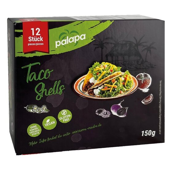 Taco Shells 12St(12,5g) 150g Palapa