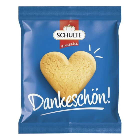 Dankeschön-Herz einzeln verpackt 240x6,5g Schulte