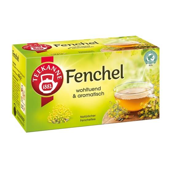 Fenchel Tee 20 Beutel kuvertiert Teekanne BR