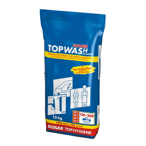Vollwaschmittel Topwash Power Sack 15kg Ecolab