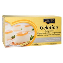 Blattgelantine silber weiss 1kg Gelita
