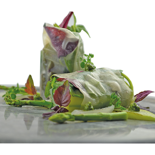 Veganes Spargel-Sushi - Salad Pea | Hippo Tops | Spargel