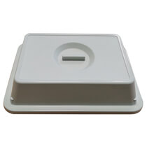 Deckel P10 lichtgrau hitzebeständig