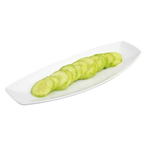 Gurken geschnitten ohne Schale Scheiben 1kg Funken