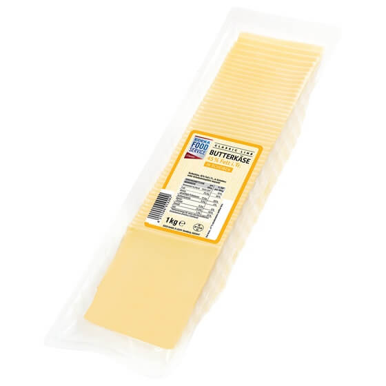 Butterkäse 45% F.i.Tr. gefächert 50x20g 1kg EFS