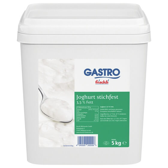 Joghurt natur 3,5% Fett 5Kg Gastro