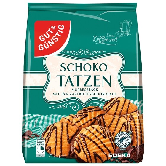 Schoko Tatzen 250g Gut&Günstig