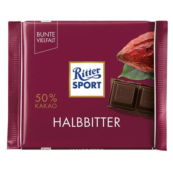 Ritter Sport Halbbitter 50% 100g