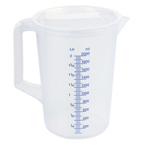 Messbecher 2L mit Deckel Kurt Kaiser