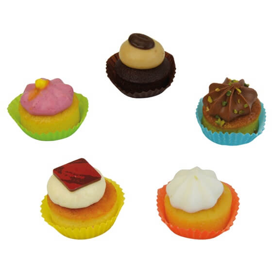 Mini Cupcakes 5-fach sortiert 40 Stück Edna TK