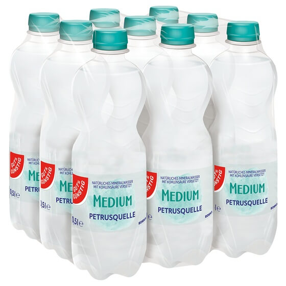 Mineralwasser medium EW9x0,5l G&G