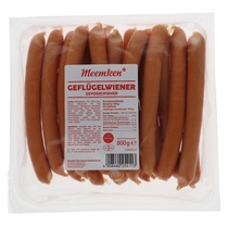 Geflügelwiener 16x50g (Halal) Meemken