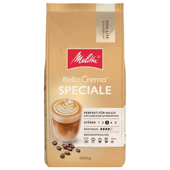 Kaffee Bella Crema Special ganze Bohne 1kg Melitta