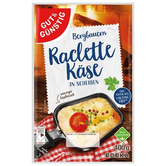 Raclette Scheiben Frz. G&G 400g
