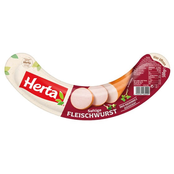 Fleischwurst(Schwein)ohne Knoblauch 500G Herta