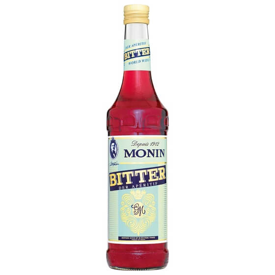 Sirup Bitter Aperitif alkoholfrei 0,7l Glas Monin