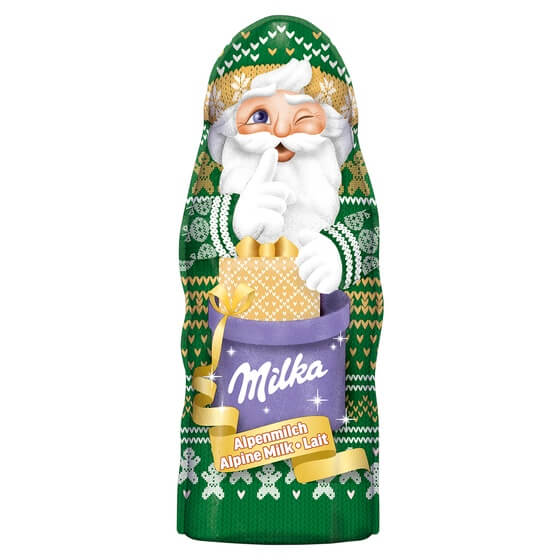 Weihnachtsmann Alpenmilch Design 90g Milka