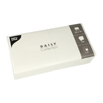 Servietten weiss 32x32cm 150 Stück 1/4 Falz 2-lagig Papstar