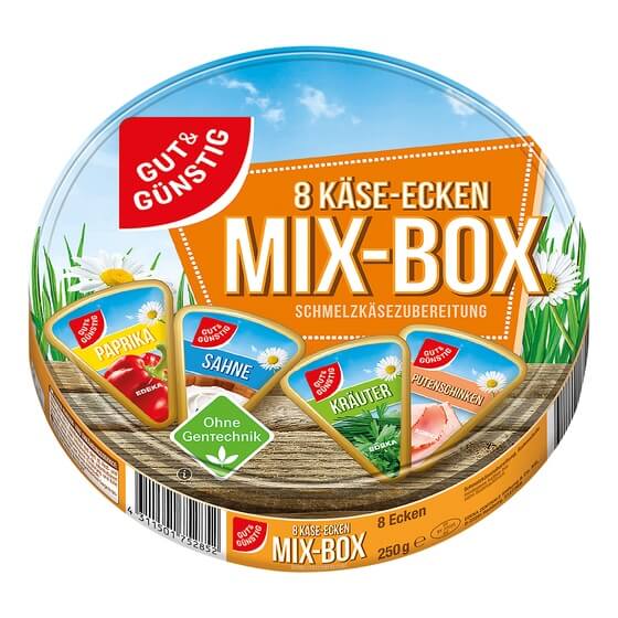 G&G Schmelzkäse Ecken-Mix 250g