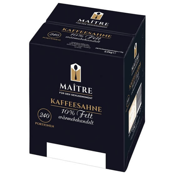 Kaffeesahne 10% 240x10g Maitre