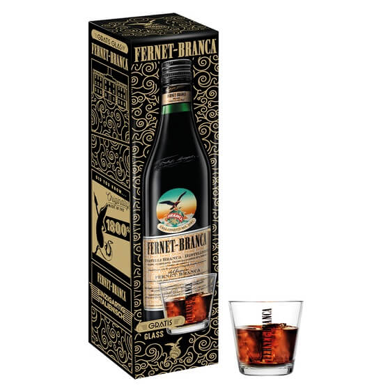 Fernet Branca 35% 0,7l+Gratisglas