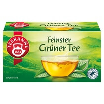 Grüner Tee 20 Beutel kuvertiert Teekanne BR