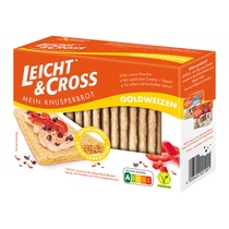 Leicht & Cross Goldweizen Knusperbrot 125g