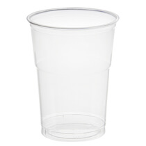 Trinkbecher Hurricane PET glasklar 0,4l 50St PapStar