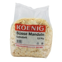 Mandeln gehobelt 2,5kg Koenig