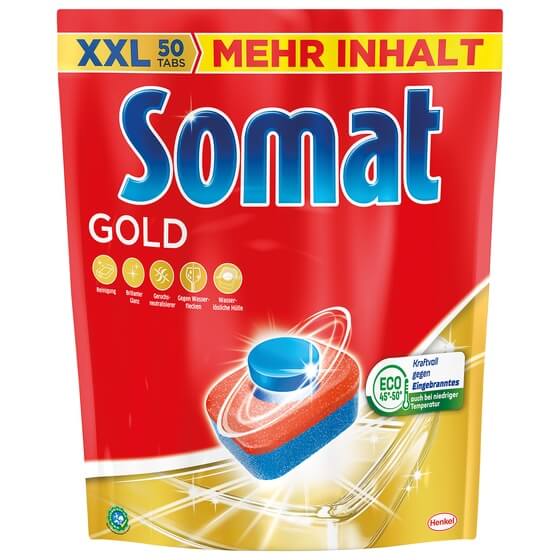 Geschirrreiniger Tabs Gold 50 Wäschen Somat