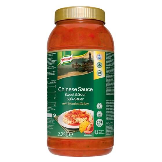 Chinesische Sauce mit Gemüse 2,25L Knorr