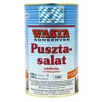 Puszta-Salat mit Süßungsmittel 4kg/2,2kg Wasta