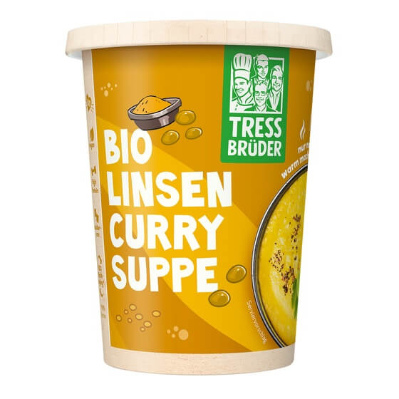 Bio Linsen Curry Suppe 450ml Tress