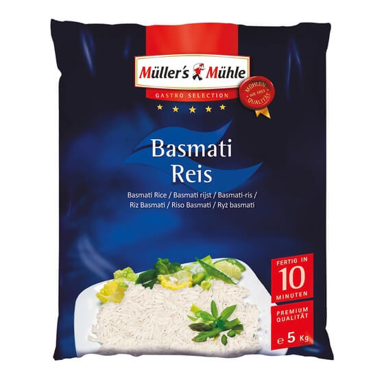 Basmati Reis ODZ 5kg Müller's Mühle