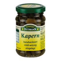 Kapern mittel in Salz-Essig-Lake 90g Dittmann