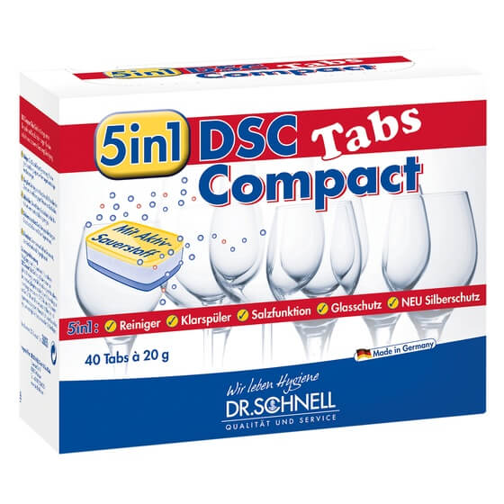DSC Geschirreiniger Tabs Compact 40er Dr.Schnell
