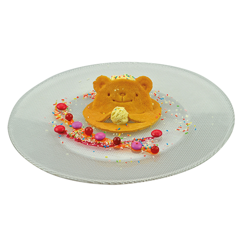 Eisbär - Vanilleeis und Pfannkuchen mit Smarties