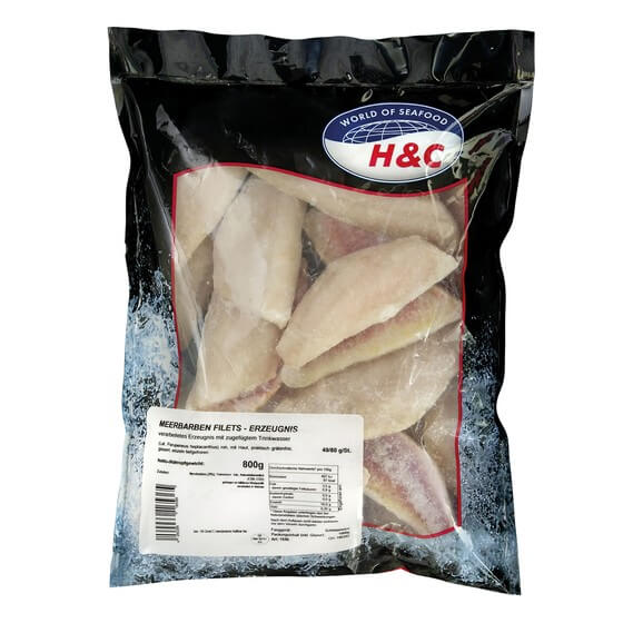 Meerbarben Filets TK 40-80g  800g  Haak&Christ