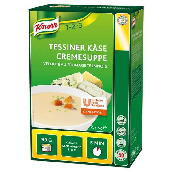 Käsecremesuppe Tessiner ODZ 2,7kg Knorr