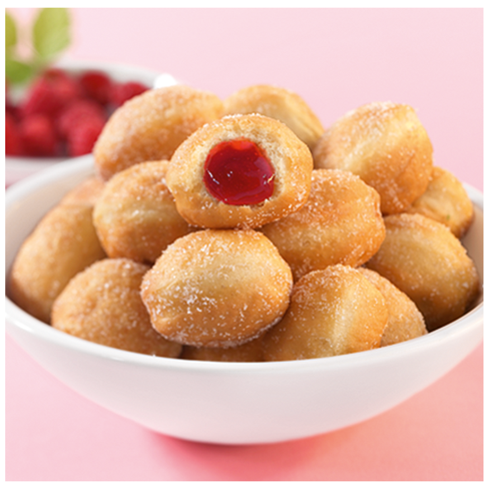 Mini Berliner Himbeer TK 200x12,5g Oetker