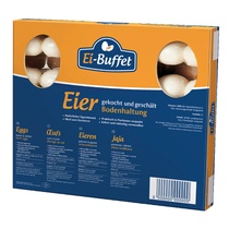 Eibuffet Kücheneier Bodenhaltung 30 Stück Eipro