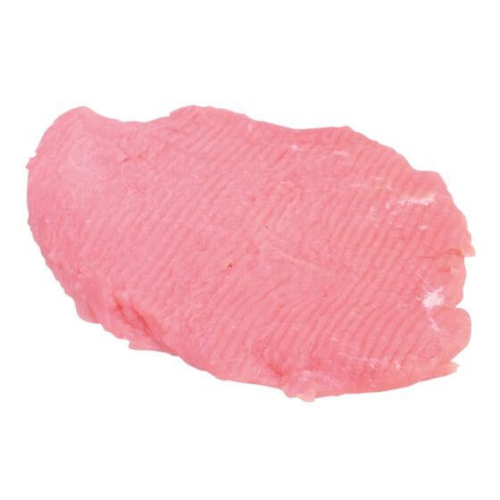 Premium Schweinelachsschnitzel roh,doppelt geplättet 180g