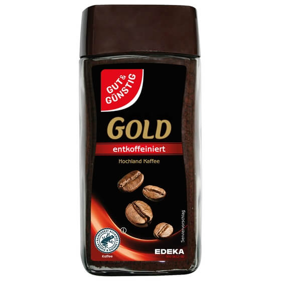 Instant Schonkaffee Gold entkoffeiniert 100g G&G