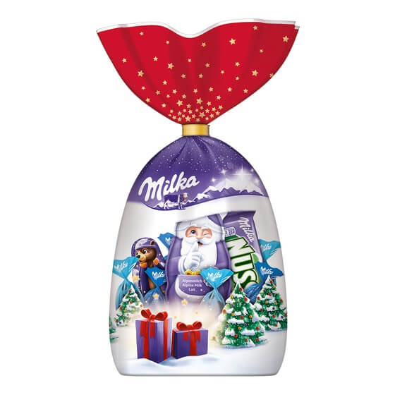 Weihnachtsmischung Alpenmilchschokolade 126g Milka