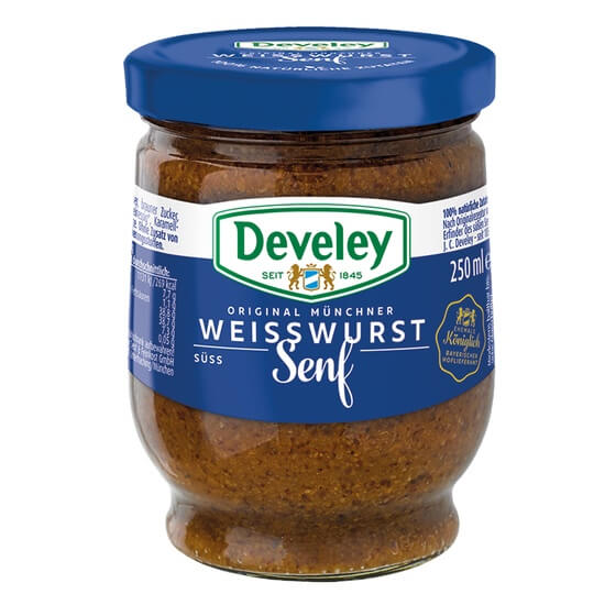 Weisswurst Senf 250ml Develey