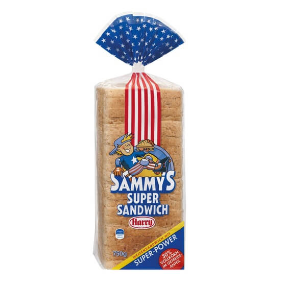Sammys Super Sandwich Toast 750G Harry-Brot