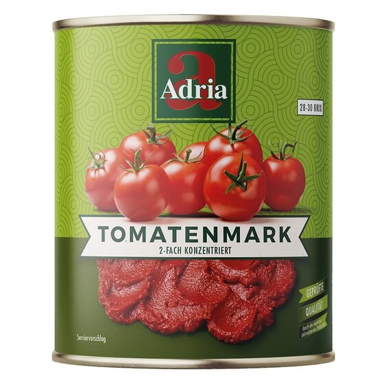 Tomatenmark 2-fach konzentriert 800g Adria
