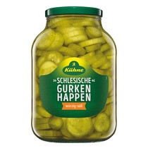 Schlesische Gurkenhappen 2,45kg/1,32kg Kühne