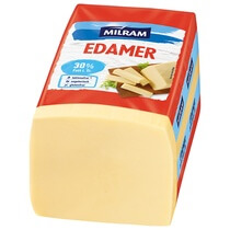 Edamer 30% F.i.Tr. Brotform/eckig rindenlos ca. 3,0Kg Milram